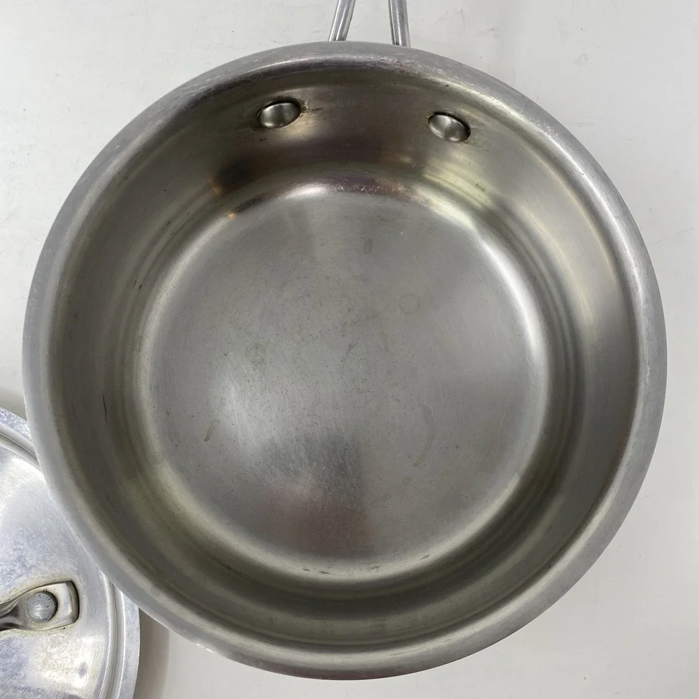 Cuisinart Saucepan + Lid Cover MCP19-16 Stainless Steel 1.5 Qt Induction‎ Ready
